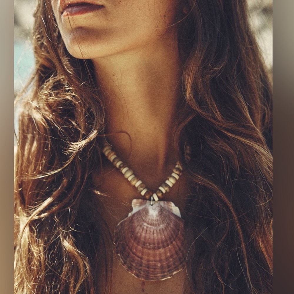 NEW Free People Love Letter To The Sea Necklace
